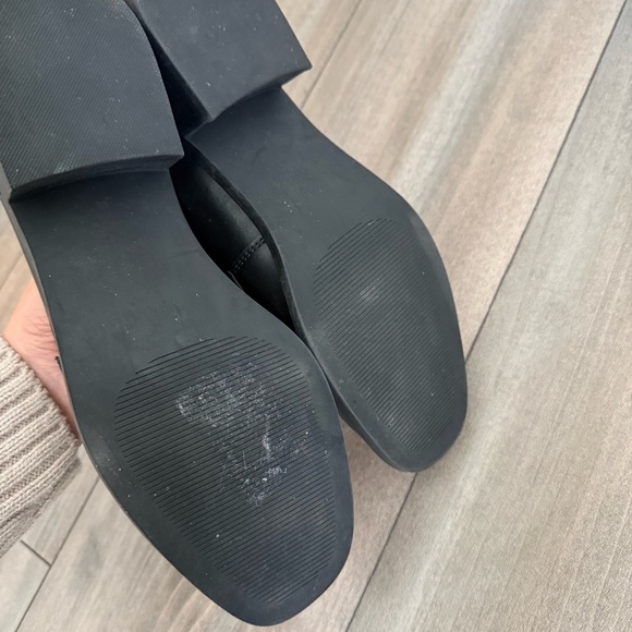 Steve Madden Annabeth genuine leather tassel Loafer black size 8 - Picture 6 of 6